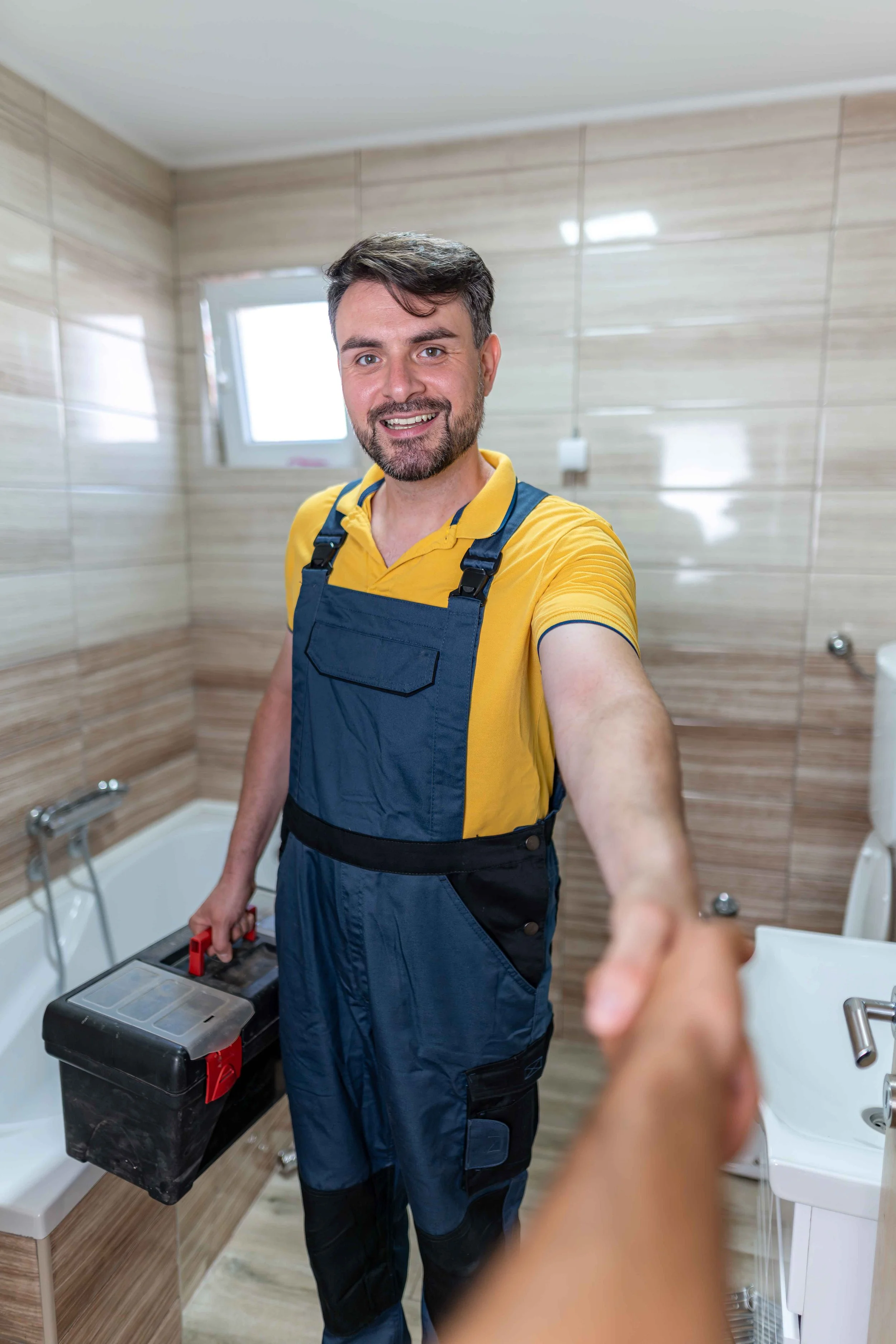 Technicien SEP souriant